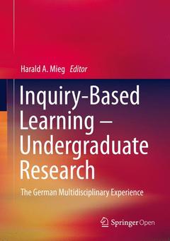 Couverture de l’ouvrage Inquiry-Based Learning - Undergraduate Research