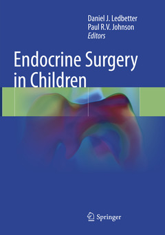 Couverture de l’ouvrage Endocrine Surgery in Children