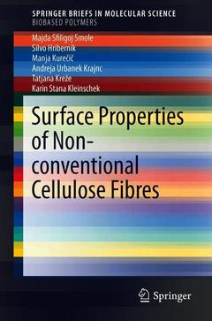 Couverture de l’ouvrage Surface Properties of Non-conventional Cellulose Fibres