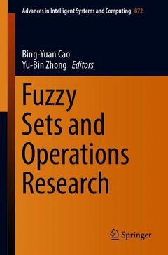 Cover of the book Fuzzy Sets and Operations Research
