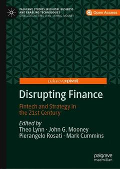Couverture de l’ouvrage Disrupting Finance