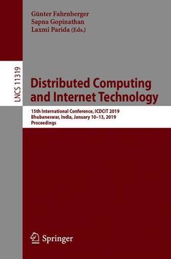 Couverture de l’ouvrage Distributed Computing and Internet Technology