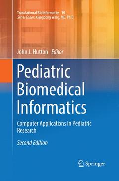 Couverture de l’ouvrage Pediatric Biomedical Informatics