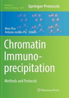 Couverture de l’ouvrage Chromatin Immunoprecipitation