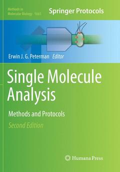 Couverture de l’ouvrage Single Molecule Analysis