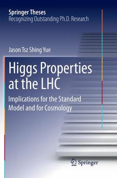 Couverture de l’ouvrage Higgs Properties at the LHC
