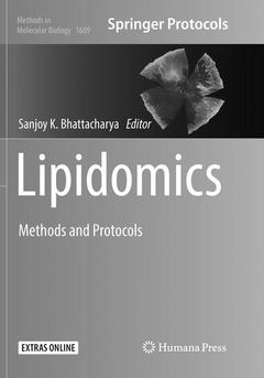 Couverture de l’ouvrage Lipidomics
