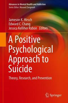 Cover of the book A Positive Psychological Approach to Suicide 