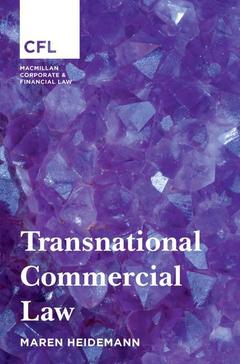 Couverture de l’ouvrage Transnational Commercial Law