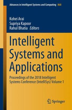 Couverture de l’ouvrage Intelligent Systems and Applications