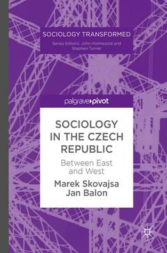 Couverture de l’ouvrage Sociology in the Czech Republic