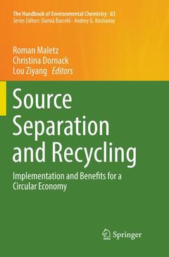 Couverture de l’ouvrage Source Separation and Recycling