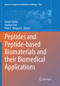 Cover of the book Peptides and Peptide-based Biomaterials and their Biomedical Applications