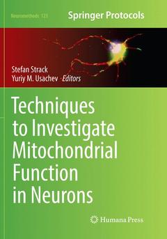 Couverture de l’ouvrage Techniques to Investigate Mitochondrial Function in Neurons