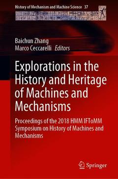 Couverture de l’ouvrage Explorations in the History and Heritage of Machines and Mechanisms