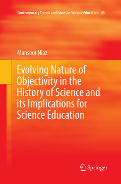 Couverture de l’ouvrage Evolving Nature of Objectivity in the History of Science and its Implications for Science Education