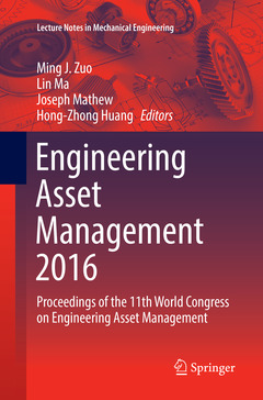 Couverture de l’ouvrage Engineering Asset Management 2016