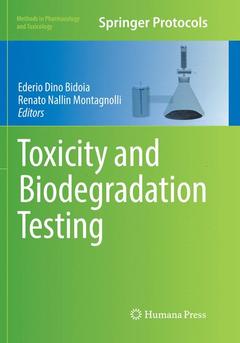 Couverture de l’ouvrage Toxicity and Biodegradation Testing