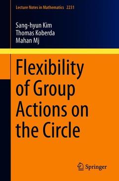Couverture de l’ouvrage Flexibility of Group Actions on the Circle