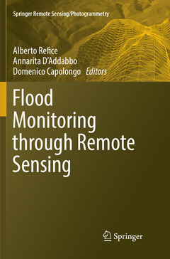 Couverture de l’ouvrage Flood Monitoring through Remote Sensing