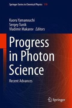 Couverture de l’ouvrage Progress in Photon Science
