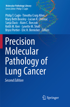 Couverture de l’ouvrage Precision Molecular Pathology of Lung Cancer