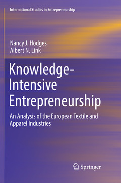 Couverture de l’ouvrage Knowledge-Intensive Entrepreneurship