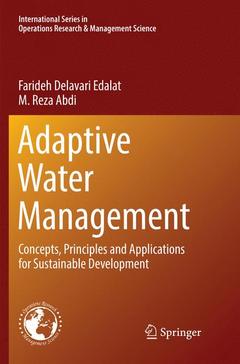Couverture de l’ouvrage Adaptive Water Management