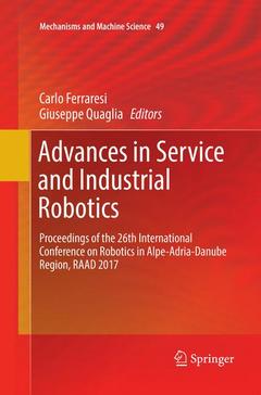 Couverture de l’ouvrage Advances in Service and Industrial Robotics