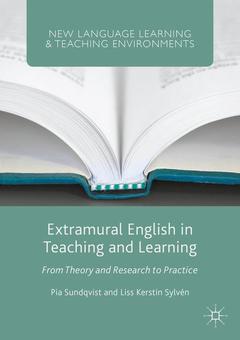 Couverture de l’ouvrage Extramural English in Teaching and Learning