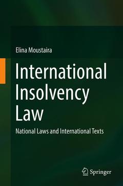 Couverture de l’ouvrage International Insolvency Law