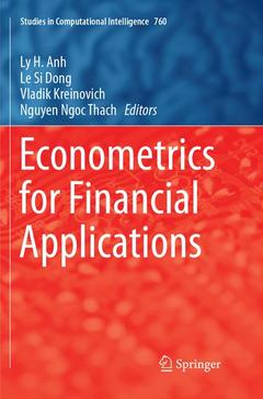 Couverture de l’ouvrage Econometrics for Financial Applications