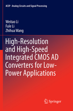 Cover of the book High-Resolution and High-Speed Integrated CMOS AD Converters for Low-Power Applications 