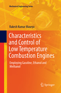 Cover of the book Characteristics and Control of Low Temperature Combustion Engines
