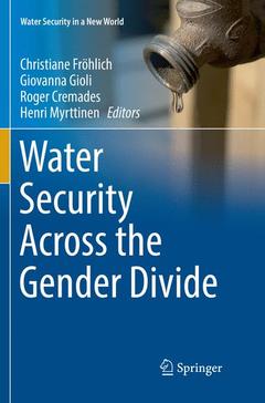 Couverture de l’ouvrage Water Security Across the Gender Divide