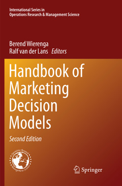 Couverture de l’ouvrage Handbook of Marketing Decision Models