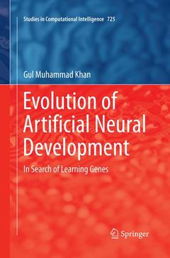 Couverture de l’ouvrage Evolution of Artificial Neural Development