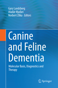 Couverture de l’ouvrage Canine and Feline Dementia