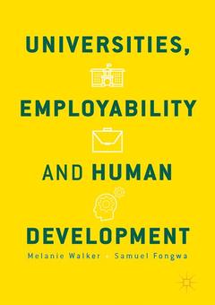 Couverture de l’ouvrage Universities, Employability and Human Development