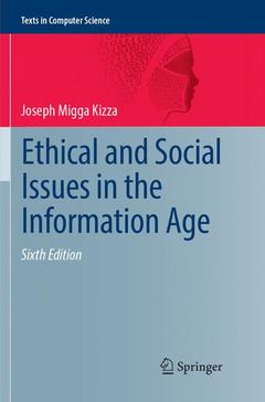 Couverture de l’ouvrage Ethical and Social Issues in the Information Age
