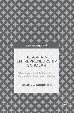Couverture de l’ouvrage The Aspiring Entrepreneurship Scholar