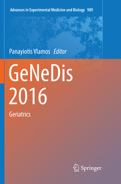 Couverture de l’ouvrage GeNeDis 2016