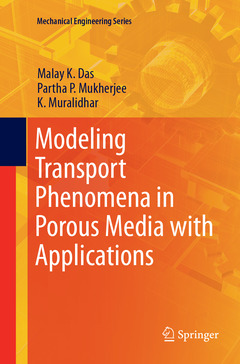 Couverture de l’ouvrage Modeling Transport Phenomena in Porous Media with Applications
