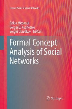 Couverture de l’ouvrage Formal Concept Analysis of Social Networks