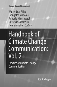 Couverture de l’ouvrage Handbook of Climate Change Communication: Vol. 2