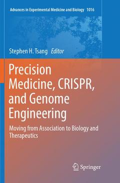 Cover of the book Precision Medicine, CRISPR, and Genome Engineering