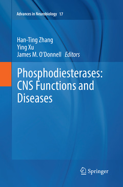 Couverture de l’ouvrage Phosphodiesterases: CNS Functions and Diseases