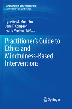 Couverture de l’ouvrage Practitioner's Guide to Ethics and Mindfulness-Based Interventions 