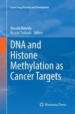 Couverture de l’ouvrage DNA and Histone Methylation as Cancer Targets