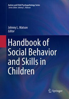 Couverture de l’ouvrage Handbook of Social Behavior and Skills in Children 